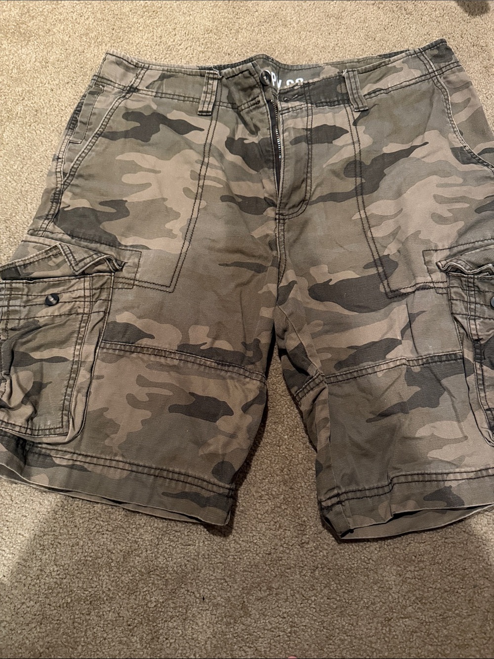 Men's Camo Cargo Shorts - camo
